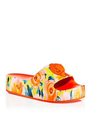 Kurt Geiger Women's Eagle Slip On Chunky Platform Slide Sandals In Open Miscellaneous
