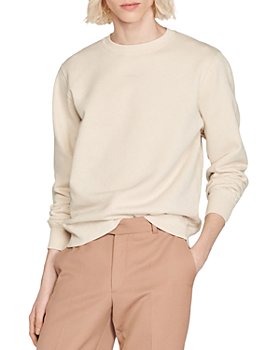 Sandro - Crewneck Cotton Sweatshirt