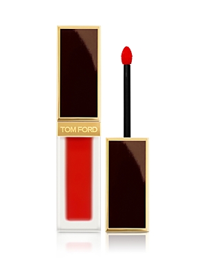 Shop Tom Ford Liquid Lip Luxe Matte In Carnal Red (rosy Red With Orange Undertones)