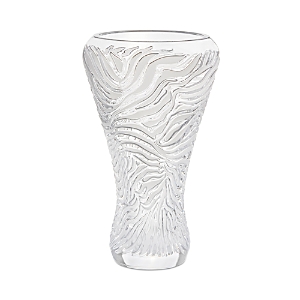 Shop Lalique Zebra Vase In Shiny Finish, Limited Edition In Clear