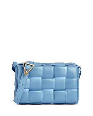 Bottega Veneta Padded Cassette Crossbody Bag In Windswept/gold