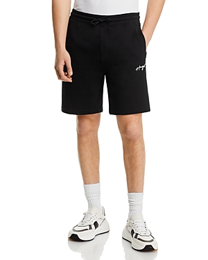Shop Hugo Dampinas Casual 8 Shorts In Black