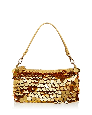 Aqua Shoulder Bag With Paillettes - 100% Exclusive In Gold