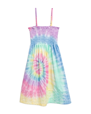 SPLENDID GIRLS' RAINBOW TIE DYE EYELET DRESS - BIG KID