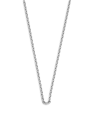 Sterling Silver Medium Cable Chain Necklace, 18