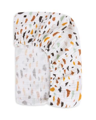 Mini Crib Sheet in GOTS Certified Organic Muslin Cotton