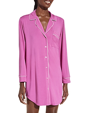 Shop Eberjey Gisele Sleepshirt In Italian / Ivory