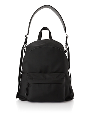 Valentino Garavani Solid Nylon Blend Backpack In Black Multi