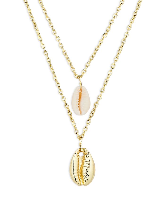 Aqua shell necklace top