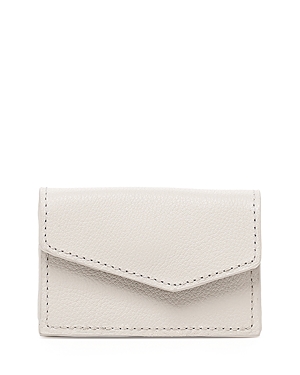 Botkier Cobble Hill Leather Expander Credit Card Crossbody In Dove