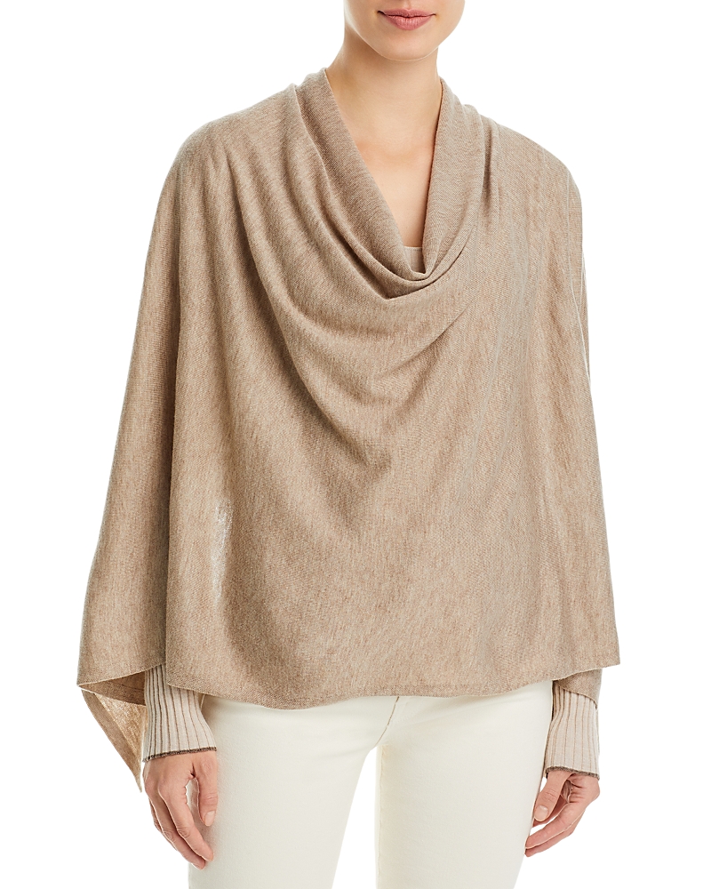 Echo Essentials Topper Poncho In Tan
