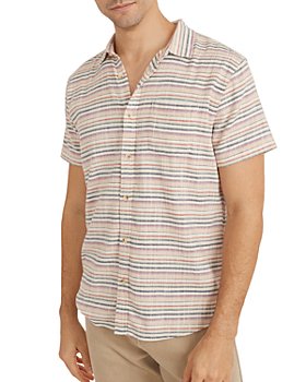 Marine Layer - Cotton Stretch Selvage Stripe Standard Fit Button Down Shirt