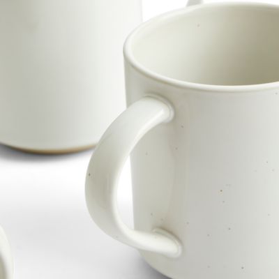 Urban Dining White Handled Mug, Set of 4 