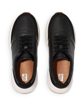 Women's F-Mode Lace Up Low Top Platform Sneakers