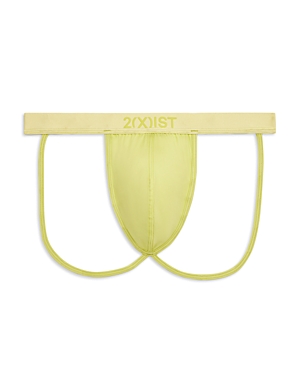 2(x)ist Sliq Low Rise Y Back Thong In Sunny Lime