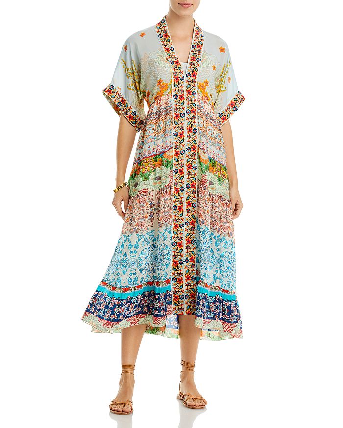 Johnny Was Tyna Tiered Midi Dress | Bloomingdale's