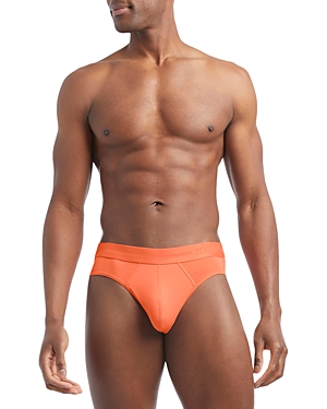 2(x)ist Men's Dream Cotton-stretch Low Rise Briefs In Coral Chic