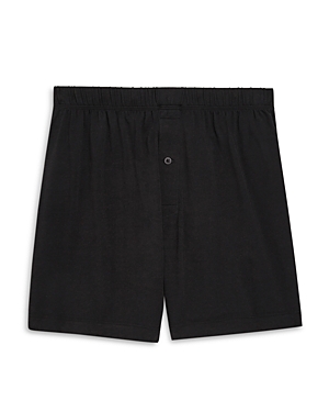 Shop 2(x)ist Dream Solid Knit Boxers In Black Beauty