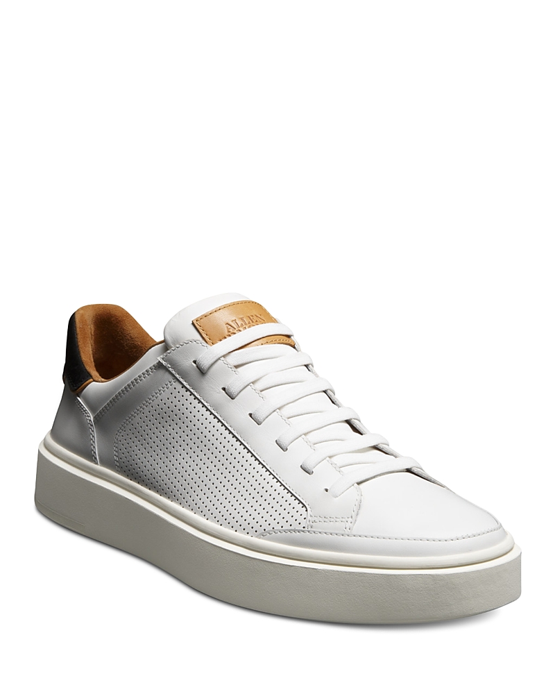 Allen Edmonds Oliver Perforated Sneaker In White