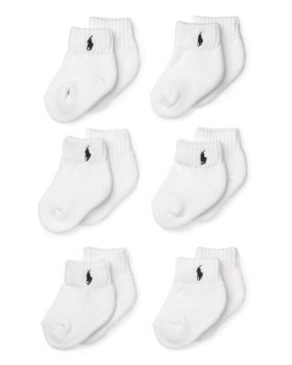 Ralph Lauren Boys' Layette Socks, 6 