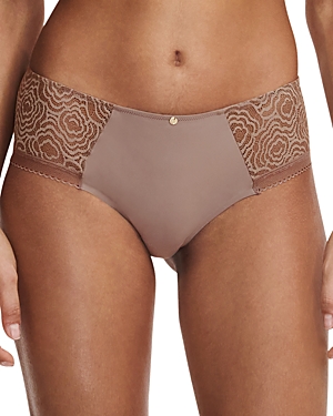 Chantelle Jolie Lace Hipster In Hazelnut