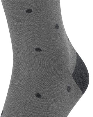 Mercerized Cotton & Nylon Dot Dress Socks
