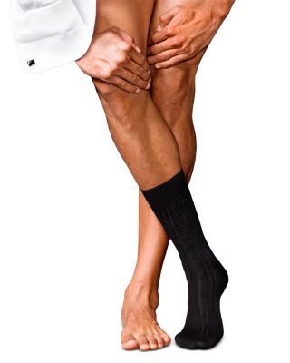 No. 13 Piuma Cotton & Nylon Dress Socks 