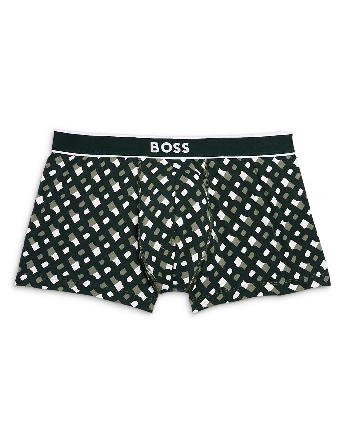 BOSS 24 Cotton Blend Printed Trunks | Bloomingdale's