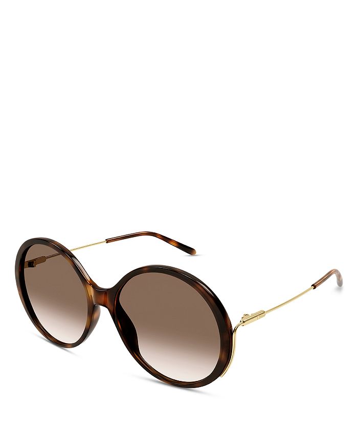 Chloé Elys Round Sunglasses, 58mm | Bloomingdale's