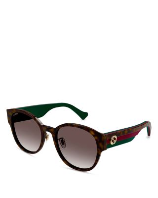 Gucci - Web Studi Round Sunglasses, 56mm