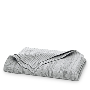 Boll & Branch Cable Knit Organic Cotton Throw Blanket