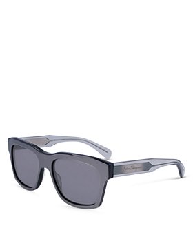 Ferragamo - Classic Logo Flat Rectangular Sunglasses, 56mm