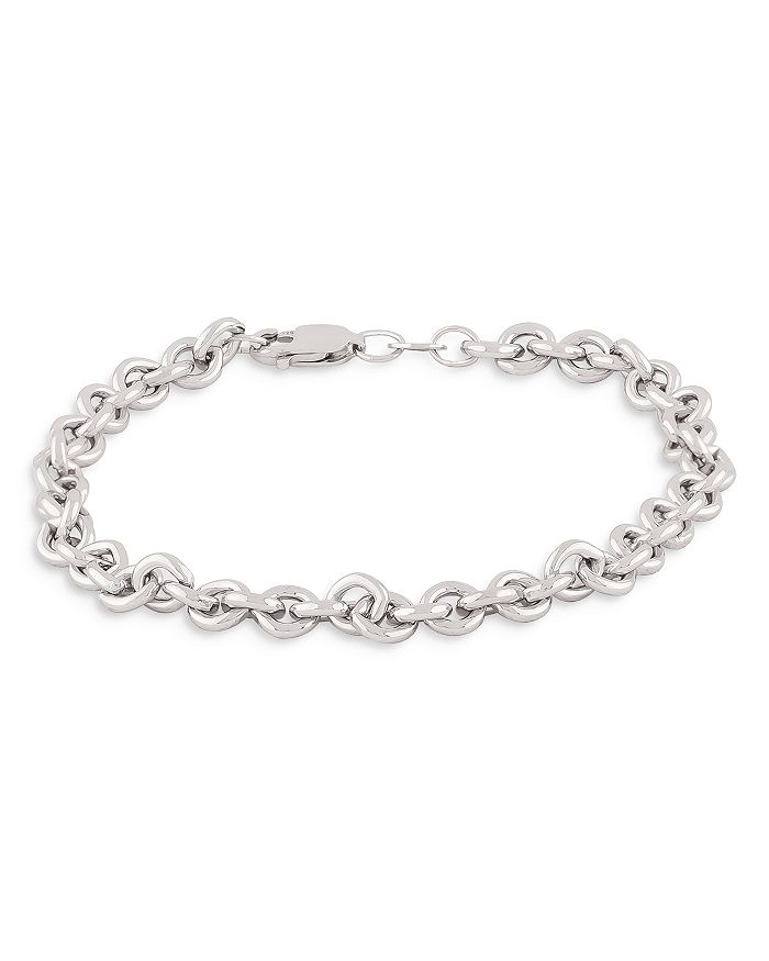 Bloomingdale's Sterling Silver Link Bracelet - 100% Exclusive ...