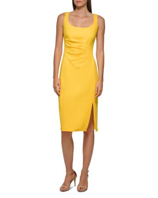 KARL LAGERFELD Women's A-Line Scuba Crepe Dress – Short Sleeve, Crew Neck With Bow, Casual & Travel Ready - View #5