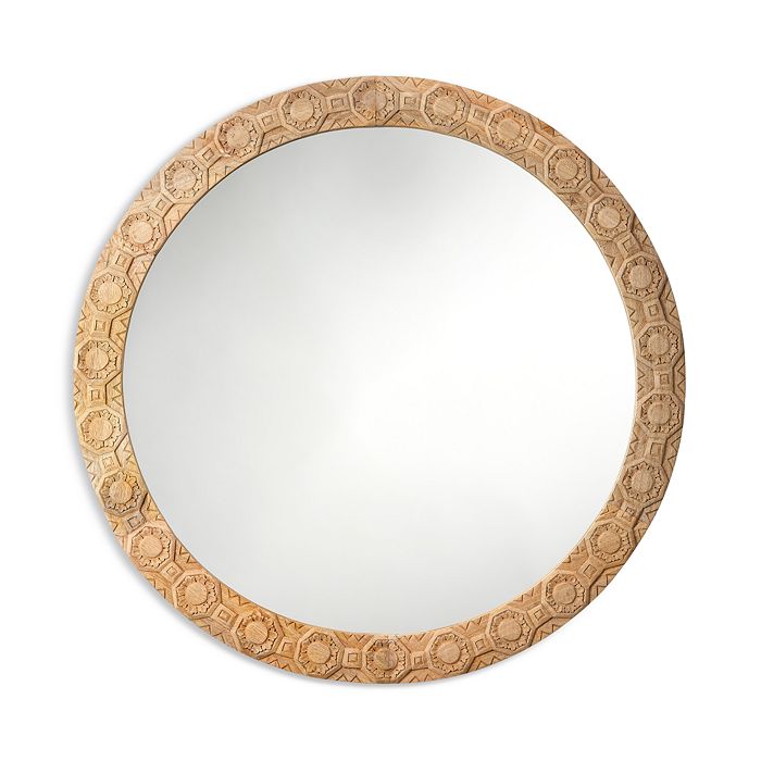Jamie Young Relief Wood Carved Round Mirror | Bloomingdale's