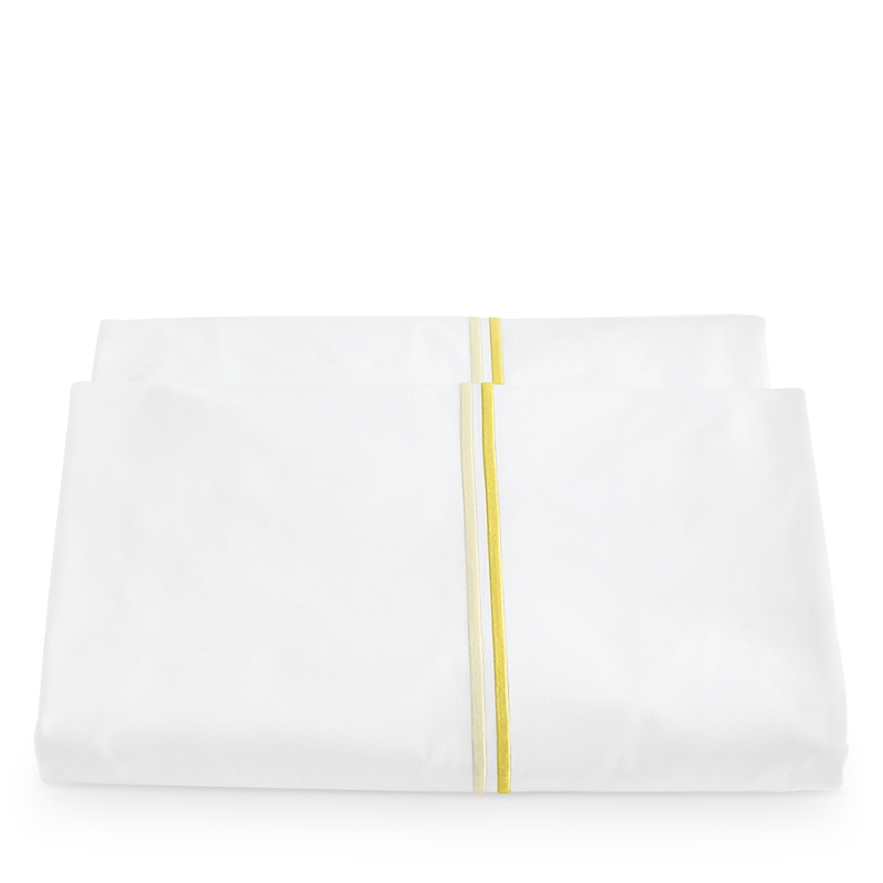 Matouk Essex Duvet Cover & Sham Collection In Lemon