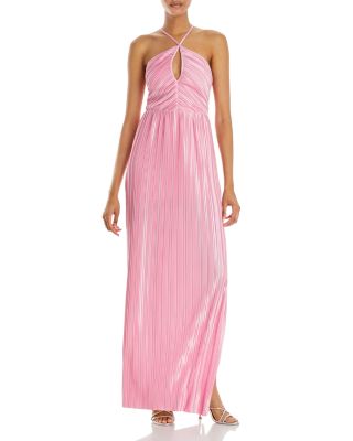 open lace back dress Amanda Uprichard Martine Silk Dress – Mikinola main image 1