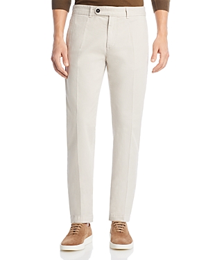 Massimo Alba Cotton & Cashmere Garment Dyed Regular Fit Suit Pants In Calce