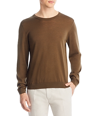 HUGO BOSS LENO-P SLIM FIT WOOL CREWNECK SWEATER