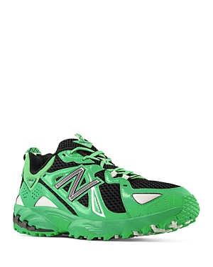 New Balance Men's Ml610tv1 Lace Up Trail Running Sneakers In Green Punch