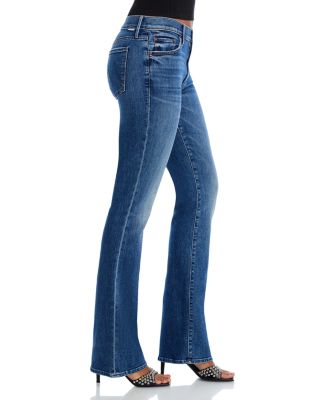 The Outside Ankle Mid Rise Bootcut Jeans in Dark And Stormy Night