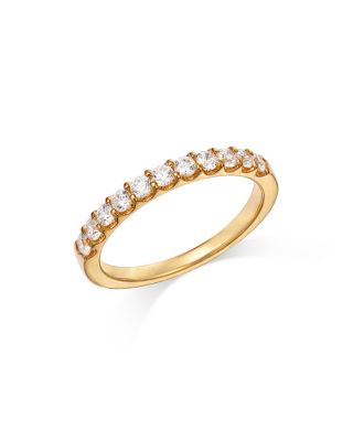 Bloomingdale's Fine Collection Round Cut Certified Diamond Band in 14K Yellow Gold, 0.50 ct. t. w. - Exclusive