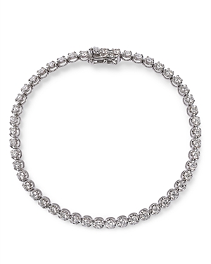 Bloomingdale's Certified Colorless Diamond Tennis Bracelet in 14K White Gold 3.0 ct. t.w. - 100% Exc