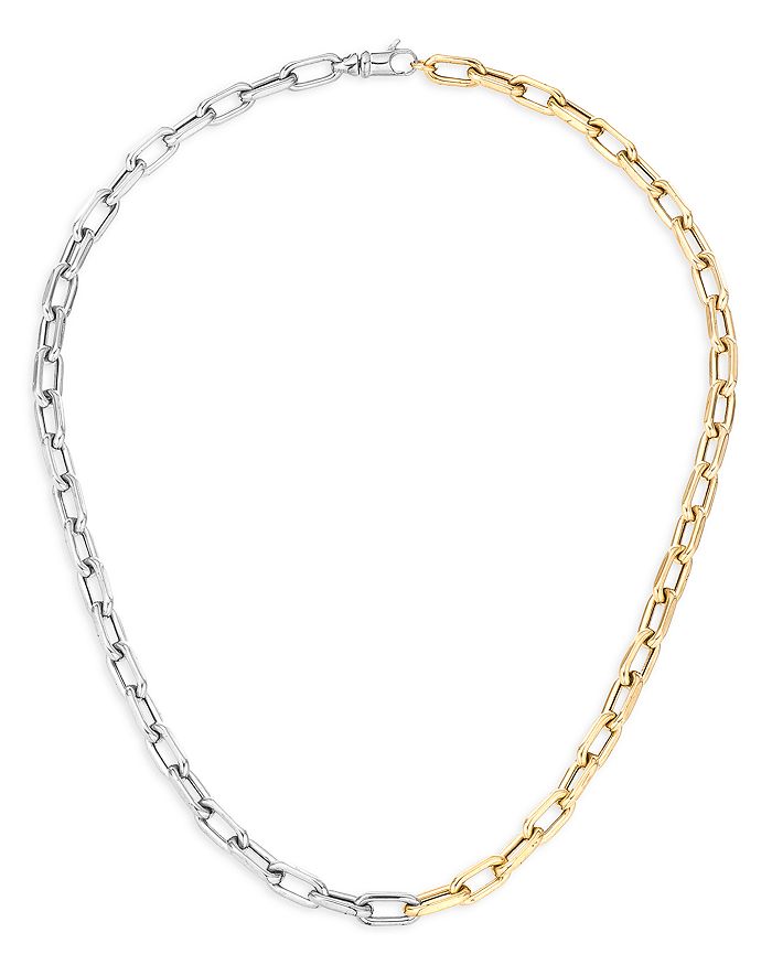 Chain link shop collar necklace