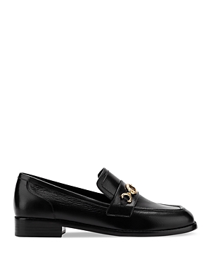 Shop Larroude Women's Patricia Slip On Loafer Flats In Black