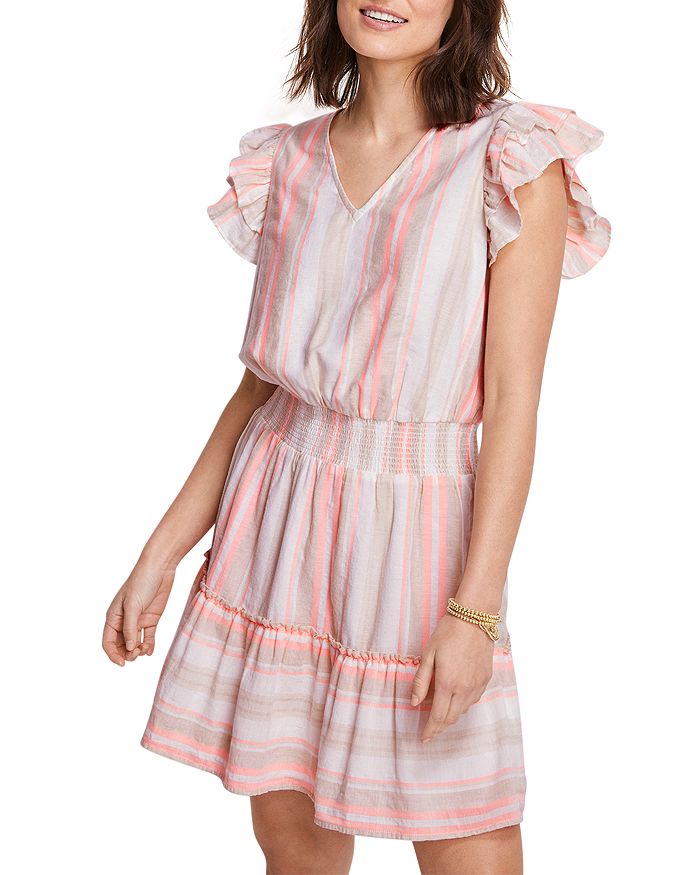 V-NECK DRESS WITH DRAPED BACK THE SMOKING LOUNGE main image 1