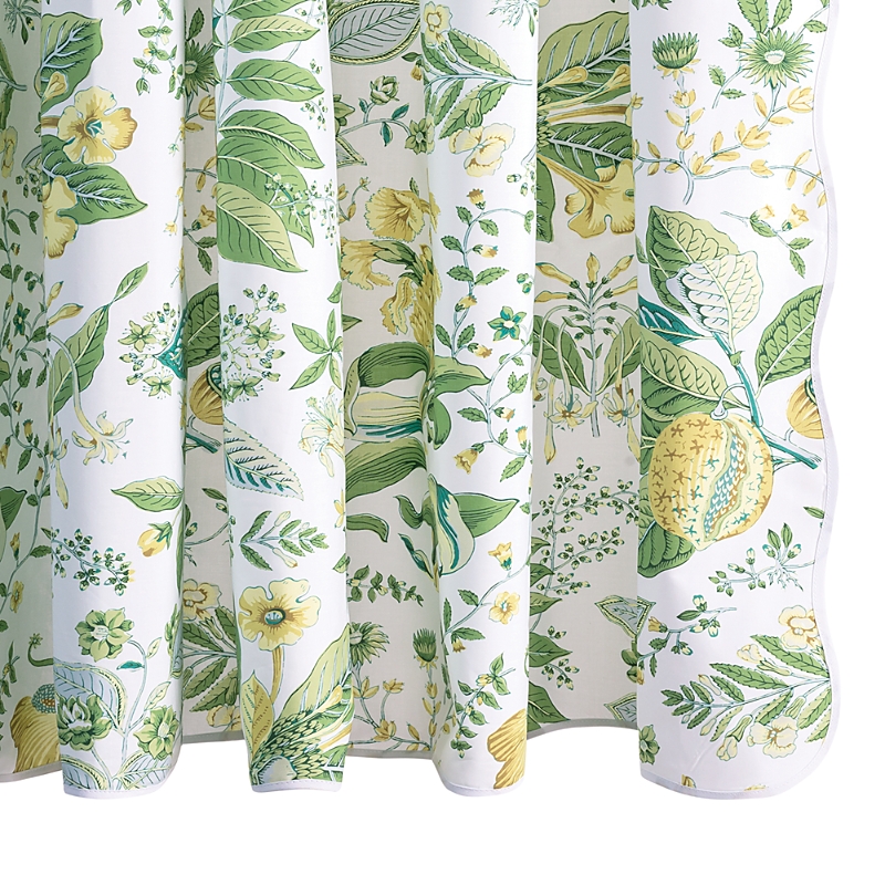 Matouk Pomegranate Shower Curtain In Citrus