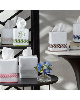 Astor Braid Tissue Box Cover