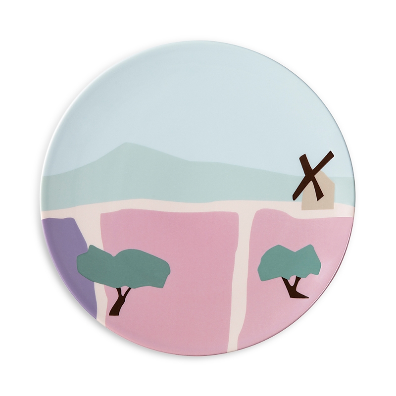 Shop Degrenne Paris Destination Sud Round Plates, Set Of 6 In Multi