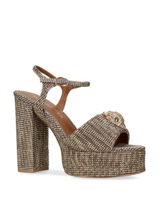 KURT GEIGER LONDON - Women's Kensington Platform High Block Heel Sandals